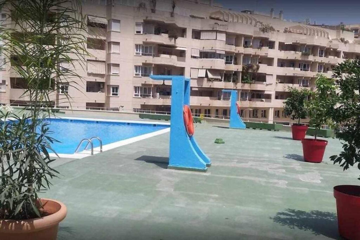 Centro Plaza Torremolinos Apto 24 Wifi Terraza エクステリア 写真